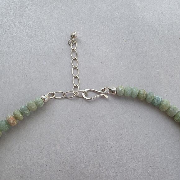 Jay King Beaded Necklace 18" Aquamarine Pastel Skye Baby Blue New 925 Silver - Picture 8 of 11